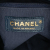 Chanel AB Chanel Blue Navy Lambskin Leather Leather Mini Square CC Quilted Lambskin Flap France