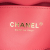 Chanel AB Chanel Pink Lambskin Leather Leather Mini Quilted Lambskin Plexiglass Coco Love Flap Italy