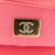 Chanel AB Chanel Pink Lambskin Leather Leather Mini Quilted Lambskin Plexiglass Coco Love Flap Italy