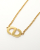 Christian Dior Petit CD Gold-finish Necklace