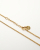 Christian Dior Petit CD Gold-finish Necklace