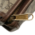 Gucci B Gucci Brown Beige Coated Canvas Fabric GG Supreme Ophidia Clutch Italy