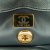 Chanel B Chanel Gray Lambskin Leather Leather Quilted Metallic Lambskin Logo Charm Chain Flap Italy