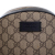 Gucci AB Gucci Brown Beige Coated Canvas Fabric Small GG Supreme Eden Day Backpack Italy