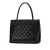 Chanel B Chanel Black Caviar Leather Leather Caviar Medallion Tote Italy