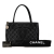 Chanel B Chanel Black Caviar Leather Leather Caviar Medallion Tote Italy