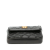 Chanel AB Chanel Black Calf Leather Mini Quilted Aged skin Card Holder On Chain Belt Bag France