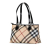 Burberry B Burberry Brown Beige Coated Canvas Fabric Supernova Check Tote China