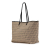 Fendi B Fendi Brown Light Brown Canvas Fabric Zucchino Tote Italy