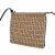 Fendi B Fendi Brown Beige Canvas Fabric Zucchino Crossbody Italy