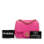 Chanel B Chanel Pink Lambskin Leather Leather Mini Square Classic Lambskin Chevron Flap Italy