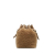 Fendi B Fendi Brown Fur Natural Material Shearling Mini Mon Tresor Bucket Bag Italy