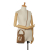 Fendi B Fendi Brown Fur Natural Material Shearling Mini Mon Tresor Bucket Bag Italy