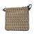 Fendi B Fendi Brown Beige Canvas Fabric Zucchino Crossbody Italy