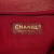 Chanel AB Chanel Red Caviar Leather Leather Mini Chevron Caviar Statement Flap France