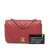 Chanel AB Chanel Red Caviar Leather Leather Mini Chevron Caviar Statement Flap France