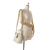 Christian Dior B Dior White Lambskin Leather Leather Medium Lambskin Cannage Studded Supple Lady Dior Italy