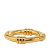 Hermès B Hermès Gold Gold Plated Metal Bouet Scarf Ring France