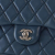 Chanel AB Chanel Blue Navy Lambskin Leather Leather Medium Easy Carry Flap Satchel Italy