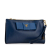 Prada B Prada Blue Saffiano Leather Bow Clutch Italy