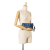 Prada B Prada Blue Saffiano Leather Bow Clutch Italy