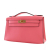 Hermès AB Hermès Pink Calf Leather Swift Kelly Pochette 22 France