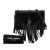 Saint Laurent B Saint Laurent Black Calf Leather Medium Snake Monogram Fringe Envelope Chain Bag Italy