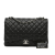 Chanel B Chanel Black Lambskin Leather Leather Maxi Classic Lambskin Double Flap France