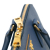 Prada B Prada Blue Saffiano Leather Medium Lux Promenade Satchel Italy