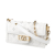 Louis Vuitton AB Louis Vuitton White Calf Leather Monogram Dauphine Broderie East West France