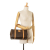 Celine B Celine Brown Coated Canvas Fabric Macadam Boston Bag Italy