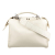 Fendi AB Fendi White Ivory Nylon Fabric Mini Peekaboo ISeeU Italy