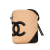 Chanel B Chanel Brown Beige with Black Lambskin Leather Leather Lambskin Cambon Ligne Crossbody Italy