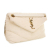 Saint Laurent AB Saint Laurent White Ivory Tweed Fabric Small Boucle Loulou Puffer Shoulder Bag Italy