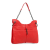 Bottega Veneta B Bottega Veneta Red Calf Leather Intrecciato Beverly Shoulder Bag Italy