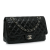 Chanel B Chanel Black Caviar Leather Leather Medium Classic Caviar Double Flap Italy