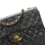 Chanel B Chanel Black Lambskin Leather Leather Maxi XL Classic Lambskin Single Flap France