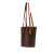 Celine B Celine Brown Coated Canvas Fabric Macadam Tote Italy