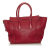 Celine B Celine Red Calf Leather Mini Luggage Tote France