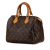 Louis Vuitton B Louis Vuitton Brown Monogram Canvas Canvas Monogram Speedy 25 France