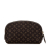 Louis Vuitton AB Louis Vuitton Brown Dark Brown Monogram Canvas Canvas Monogram Mini Lin Cosmetic Pouch Spain