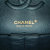 Chanel B Chanel Blue Dark Blue Calf Leather Medium skin Coco Pleats Double Flap Italy