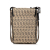 Fendi B Fendi Brown Beige Canvas Fabric Zucchino Crossbody Italy