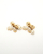 Saint Laurent Floral Rhinestone and Pearl Earrings