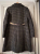 Diego M Woolen coat grey and gold