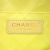 Chanel AB Chanel Yellow Lambskin Leather Leather CC Quilted Lambskin Diamond Clutch with Chain Italy