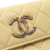 Chanel AB Chanel Yellow Light Yellow Lambskin Leather Leather CC Quilted Lambskin Jeweled Flap Italy