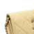 Chanel AB Chanel Yellow Light Yellow Lambskin Leather Leather CC Quilted Lambskin Jeweled Flap Italy