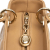 Christian Dior B Dior Brown Beige Lambskin Leather Leather Medium Lambskin Cannage Lady Dior Italy