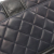 Chanel B Chanel Blue Navy with Black Lambskin Leather Leather Large Quilted Lambskin Elegant CC Flap France